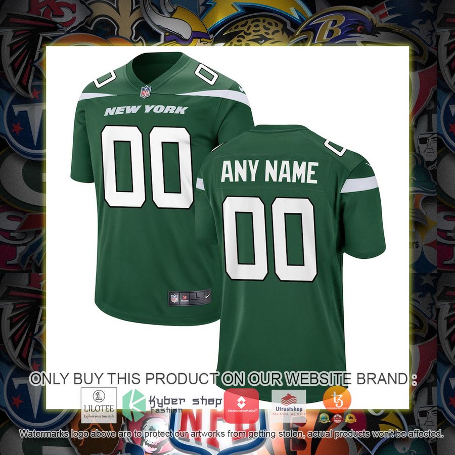 HOT New York Jets Nike Game Gotham Green Personalized Football Jersey 1 personalized new york jets nike game gotham green football jersey 1 87414