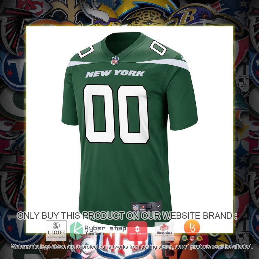HOT New York Jets Nike Game Gotham Green Personalized Football Jersey 2 personalized new york jets nike game gotham green football jersey 2 10029