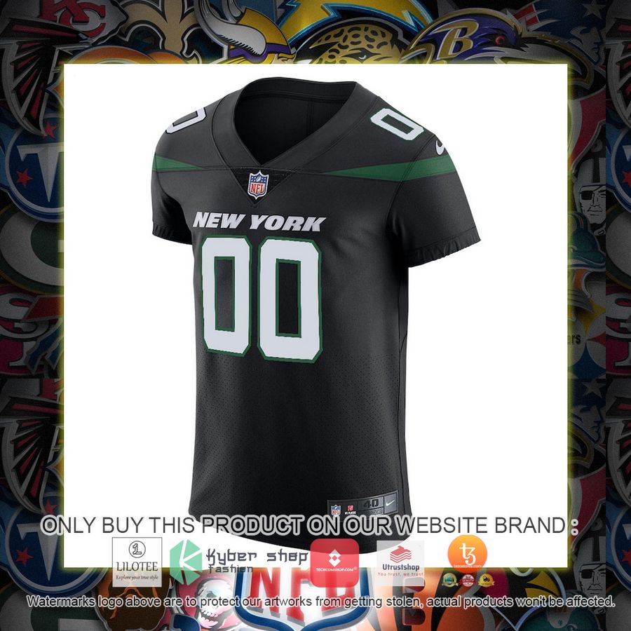 HOT New York Jets Nike Vapor Untouchable Elite Stealth Black Personalized Football Jersey 2 personalized new york jets nike vapor untouchable elite stealth black football jersey 2 23634