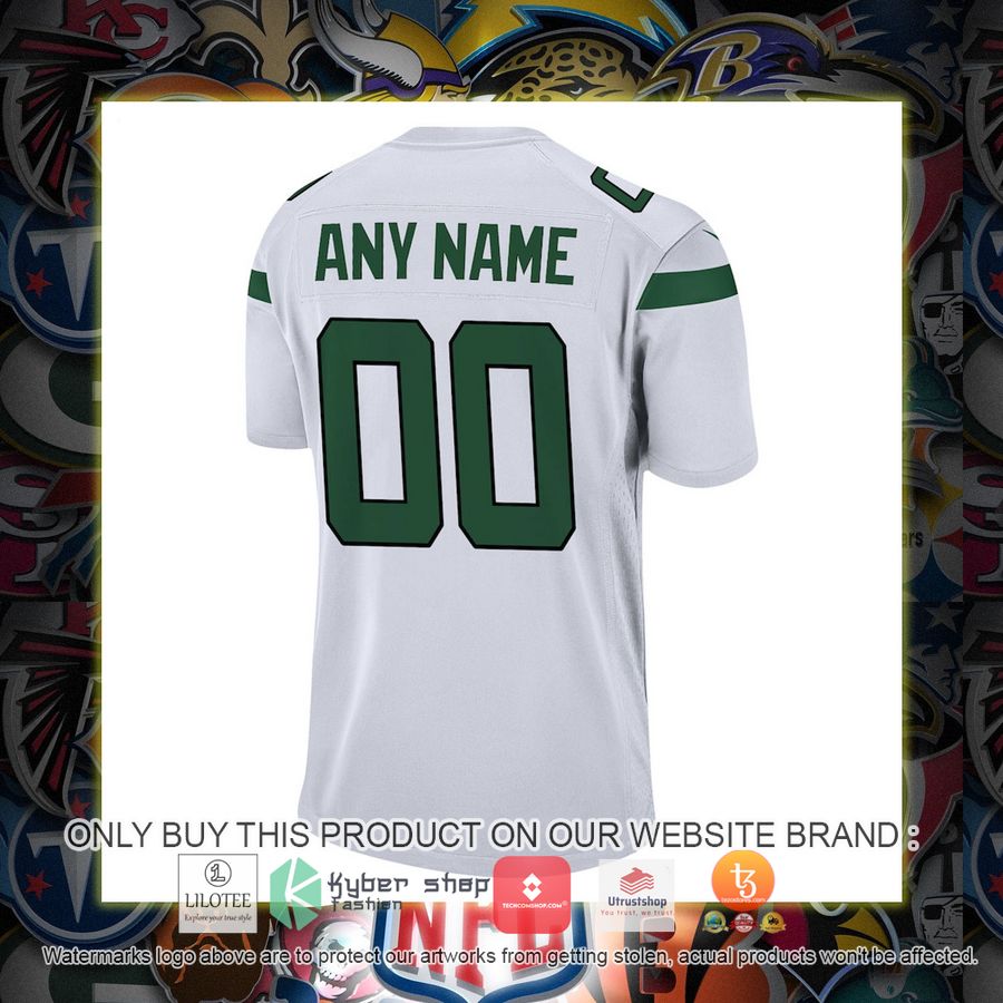 HOT New York Jets Nike White Personalized Football Jersey 3 personalized new york jets nike white football jersey 3 87509
