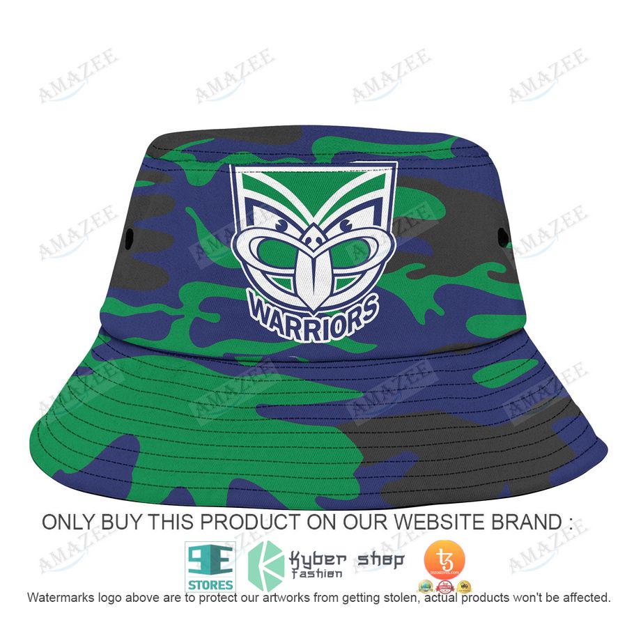 personalized new zealand warriors camo bucket hat 1 33393