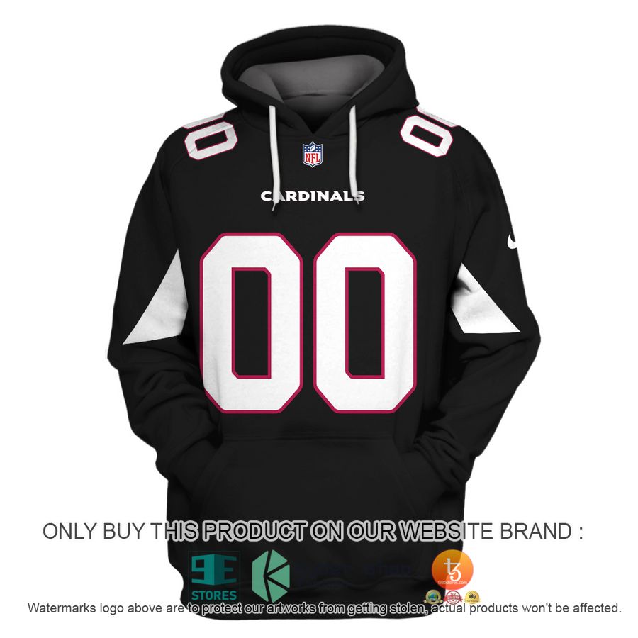 personalized nfl arizona cardinals black shirt hoodie 2 31529