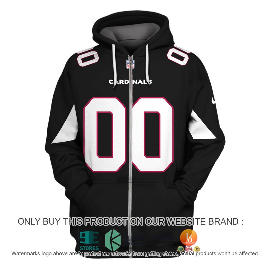 personalized nfl arizona cardinals black shirt hoodie 3 76328
