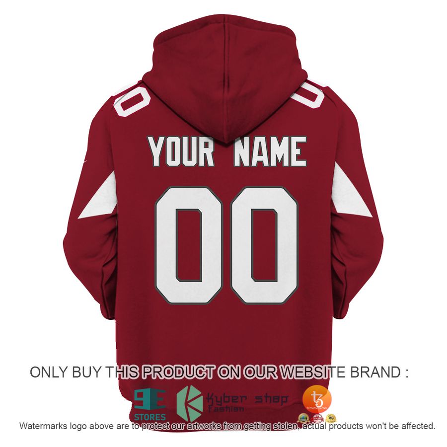personalized nfl arizona cardinals dark red shirt hoodie 4 43719