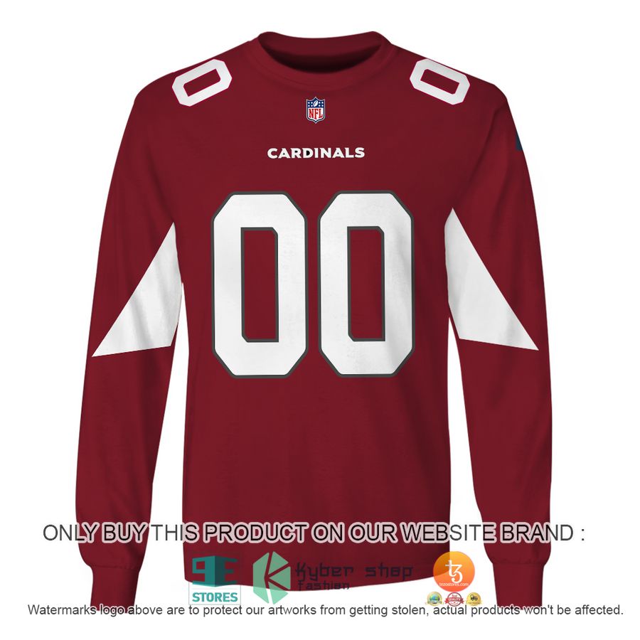 Personalized Nfl Arizona Cardinals Dark Red Shirt Hoodie 5 41644