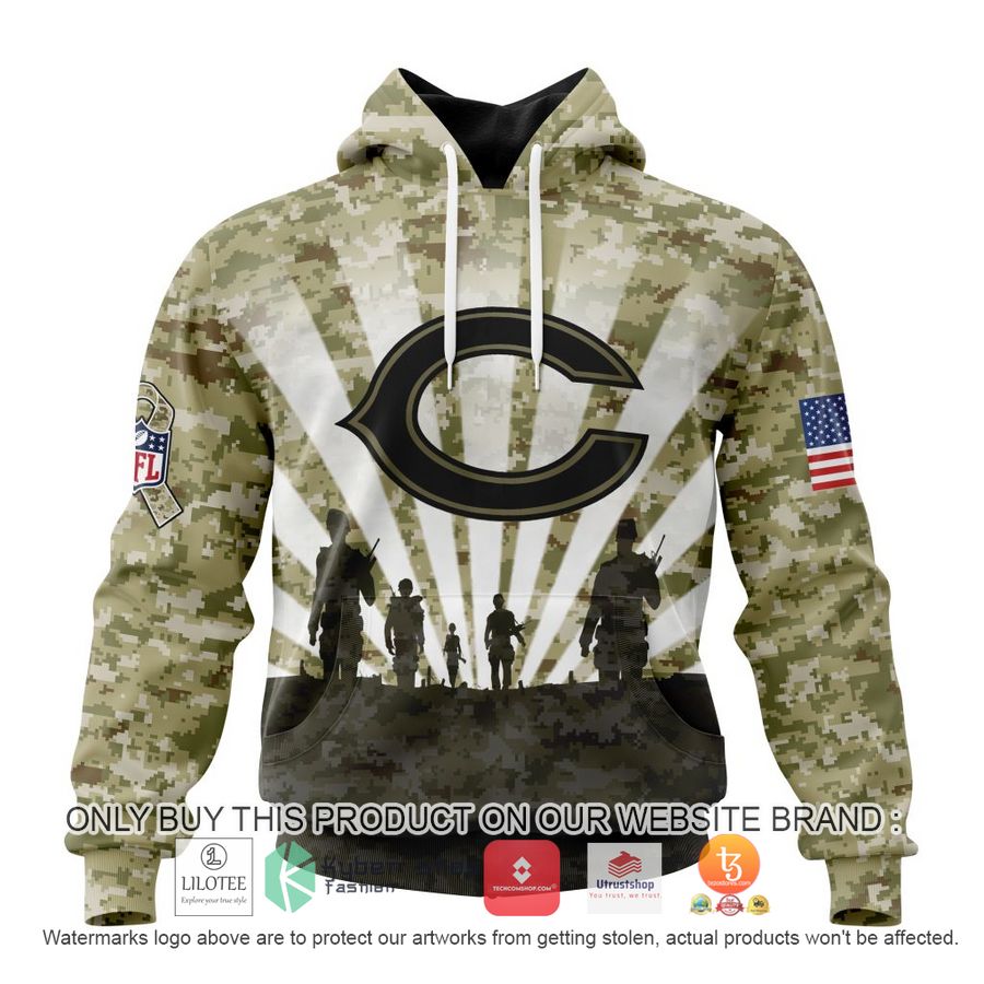 HOT Personalized NFL Chicago Bears Salute To Service Honor Veterans And Their Families 3D Shirt, Hoodie 18 personalized nfl chicago bears salute to service honor veterans and their families 3d shirt hoodie 1 39617