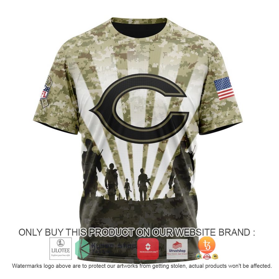 HOT Personalized NFL Chicago Bears Salute To Service Honor Veterans And Their Families 3D Shirt, Hoodie 8 personalized nfl chicago bears salute to service honor veterans and their families 3d shirt hoodie 8 98704