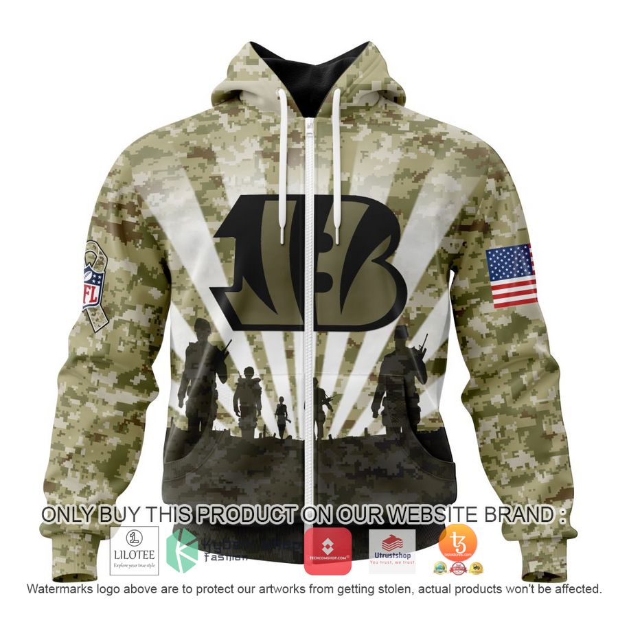 HOT Personalized NFL Cincinnati Bengals Salute To Service Honor Veterans And Their Families 3D Shirt, Hoodie 2 personalized nfl cincinnati bengals salute to service honor veterans and their families 3d shirt hoodie 2 52591