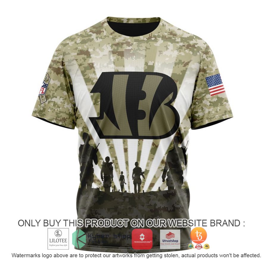 HOT Personalized NFL Cincinnati Bengals Salute To Service Honor Veterans And Their Families 3D Shirt, Hoodie 8 personalized nfl cincinnati bengals salute to service honor veterans and their families 3d shirt hoodie 8 41774