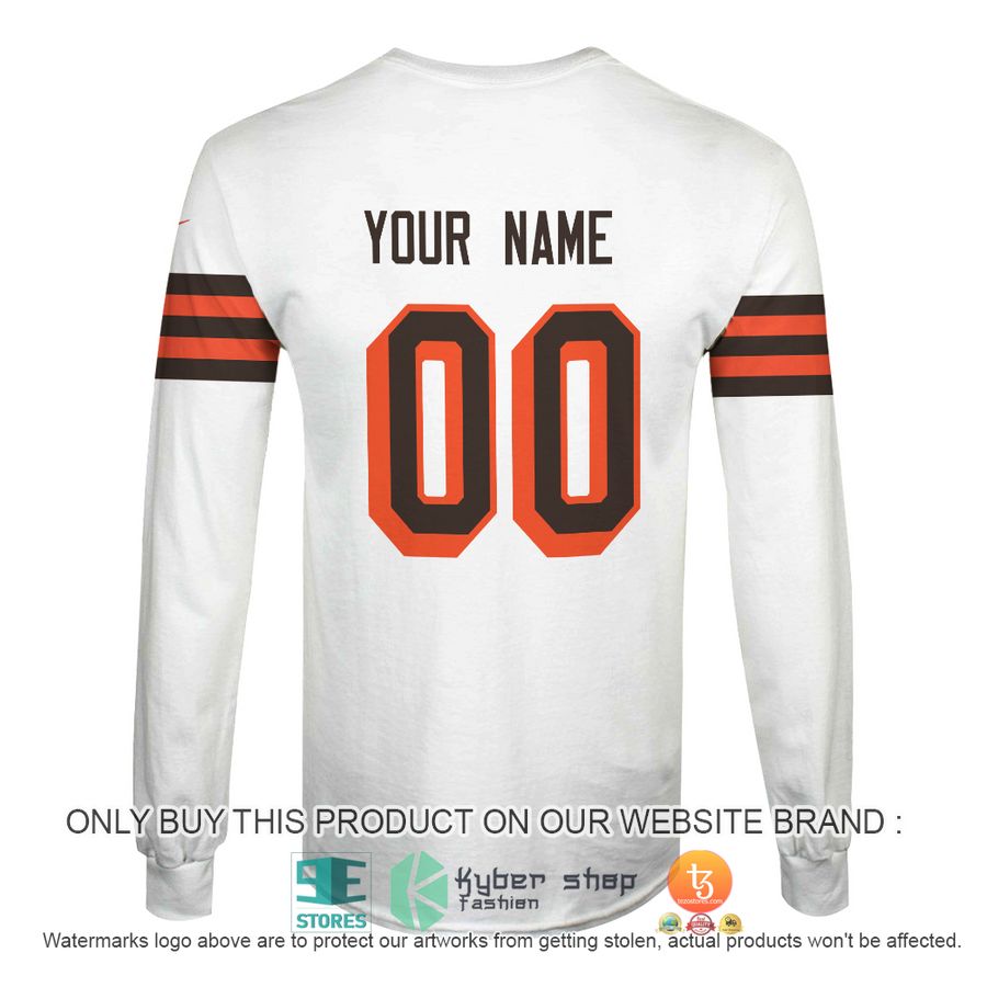 personalized nfl cleveland browns white shirt hoodie 6 74198