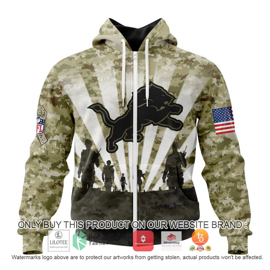 HOT Personalized NFL Detroit Lions Salute To Service Honor Veterans And Their Families 3D Shirt, Hoodie 2 personalized nfl detroit lions salute to service honor veterans and their families 3d shirt hoodie 2 22304