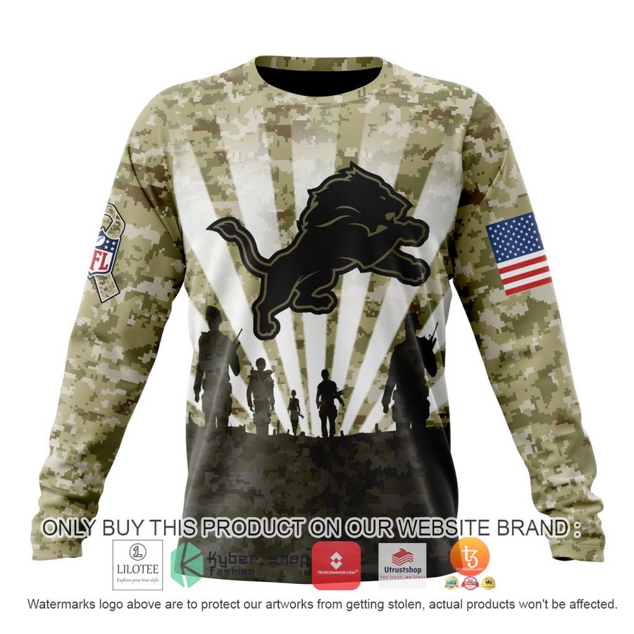 HOT Personalized NFL Detroit Lions Salute To Service Honor Veterans And Their Families 3D Shirt, Hoodie 6 personalized nfl detroit lions salute to service honor veterans and their families 3d shirt hoodie 6 68397