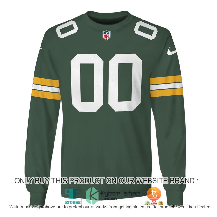 personalized nfl green bay packers green shirt hoodie 5 73050