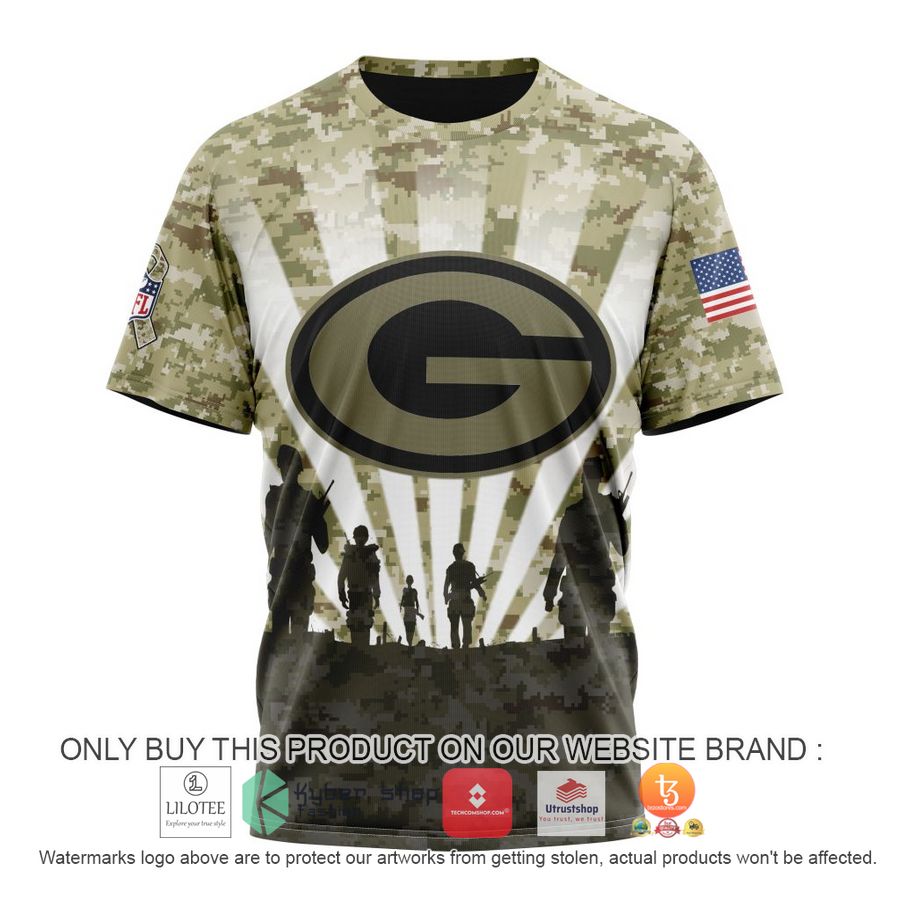 HOT Personalized NFL Green Bay Packers Salute To Service Honor Veterans And Their Families 3D Shirt, Hoodie 8 personalized nfl green bay packers salute to service honor veterans and their families 3d shirt hoodie 8 12891