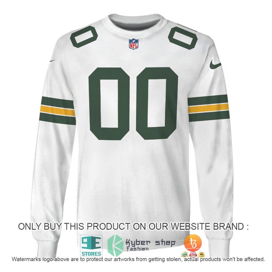 personalized nfl green bay packers white shirt hoodie 5 31165