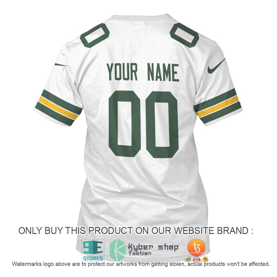 personalized nfl green bay packers white shirt hoodie 8 8859