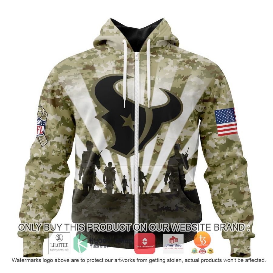 HOT Personalized NFL Houston Texans Salute To Service Honor Veterans And Their Families 3D Shirt, Hoodie 2 personalized nfl houston texans salute to service honor veterans and their families 3d shirt hoodie 2 52866