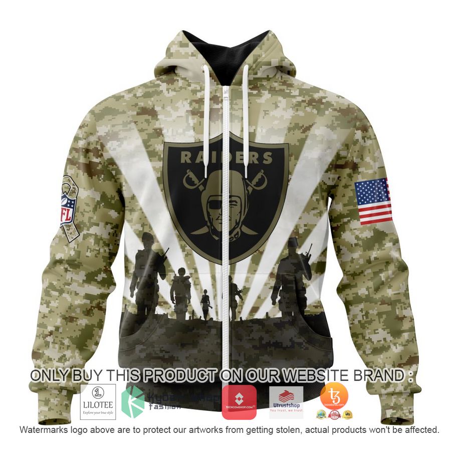 HOT Personalized NFL Las Vegas Raiders Salute To Service Honor Veterans And Their Families 3D Shirt, Hoodie 2 personalized nfl las vegas raiders salute to service honor veterans and their families 3d shirt hoodie 2 505