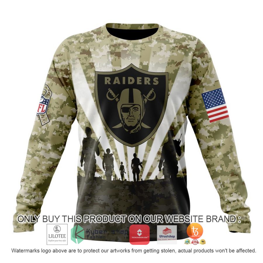 HOT Personalized NFL Las Vegas Raiders Salute To Service Honor Veterans And Their Families 3D Shirt, Hoodie 6 personalized nfl las vegas raiders salute to service honor veterans and their families 3d shirt hoodie 6 45502
