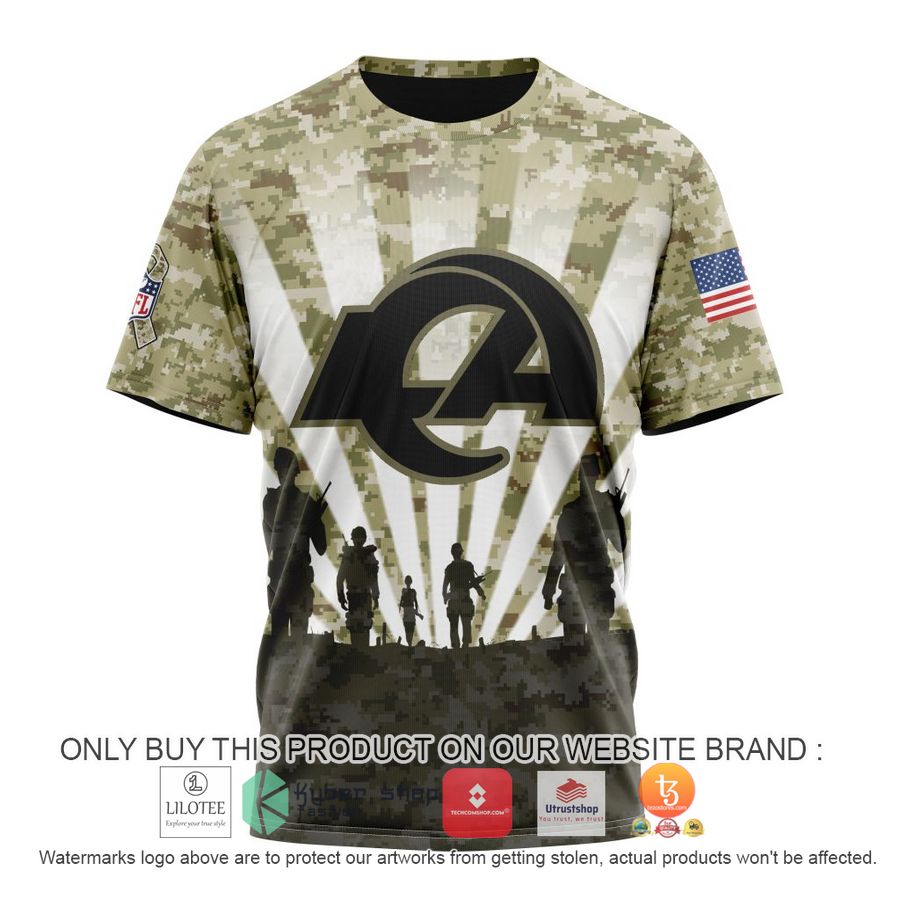 HOT Personalized NFL Los Angeles Rams Salute To Service Honor Veterans And Their Families 3D Shirt, Hoodie 8 personalized nfl los angeles rams salute to service honor veterans and their families 3d shirt hoodie 8 42626