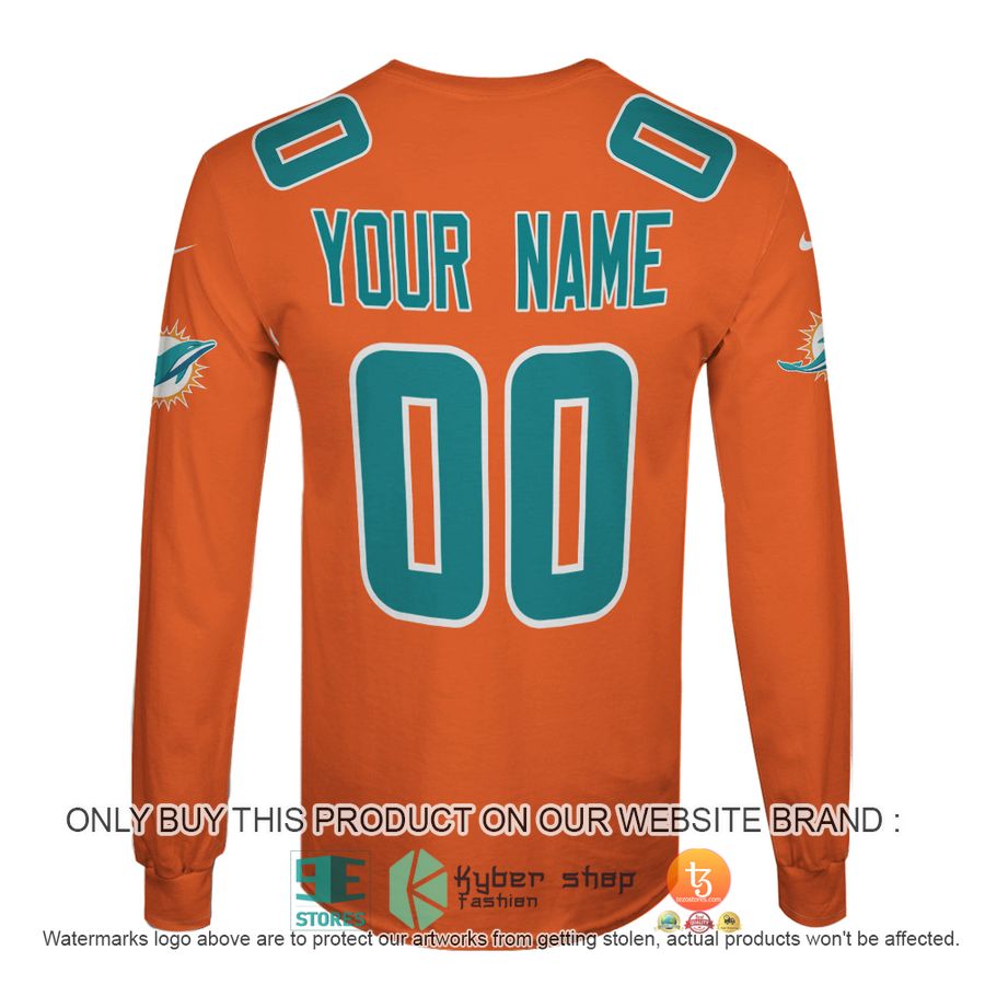 personalized nfl miami dolphins orange shirt hoodie 6 20860