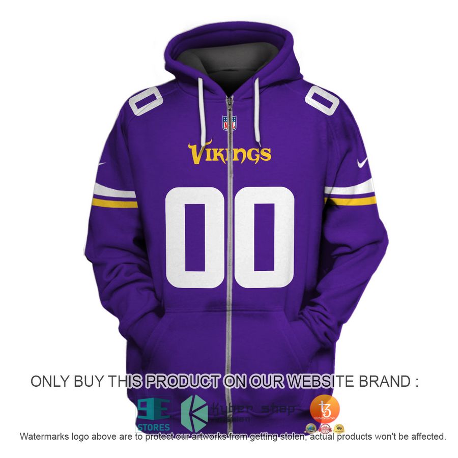 personalized nfl minnesota vikings purple shirt hoodie 3 26462
