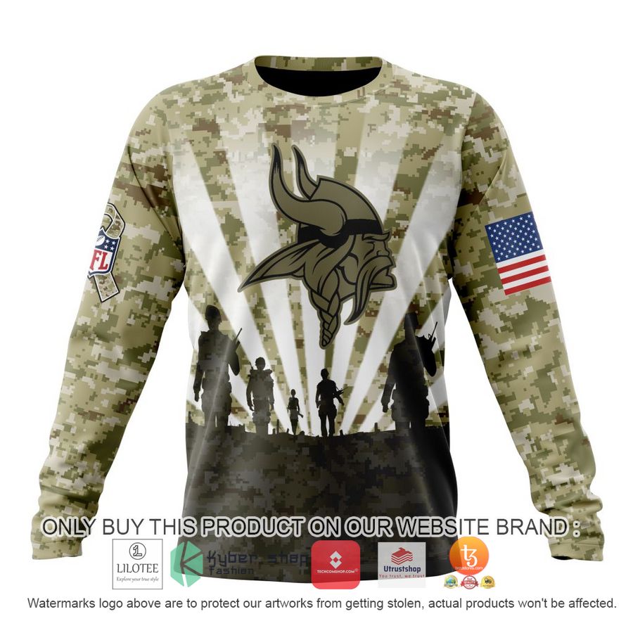 HOT Personalized NFL Minnesota Vikings Salute To Service Honor Veterans And Their Families 3D Shirt, Hoodie 6 personalized nfl minnesota vikings salute to service honor veterans and their families 3d shirt hoodie 6 61963