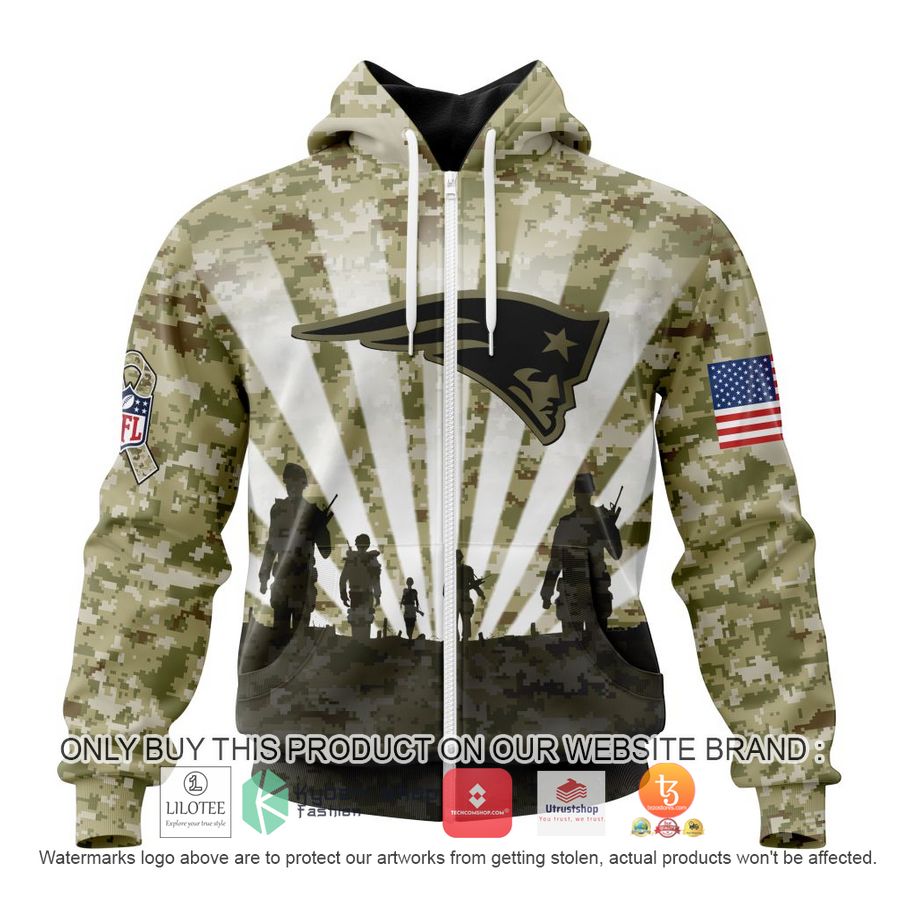 HOT Personalized NFL New England Patriots Salute To Service Honor Veterans And Their Families 3D Shirt, Hoodie 2 personalized nfl new england patriots salute to service honor veterans and their families 3d shirt hoodie 2 41688