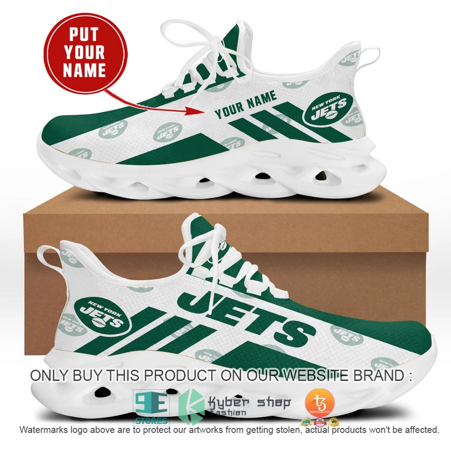 personalized nfl new york jets white max soul shoes 1 62644