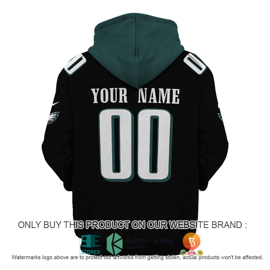 personalized nfl philadelphia eagles black shirt hoodie 4 55298