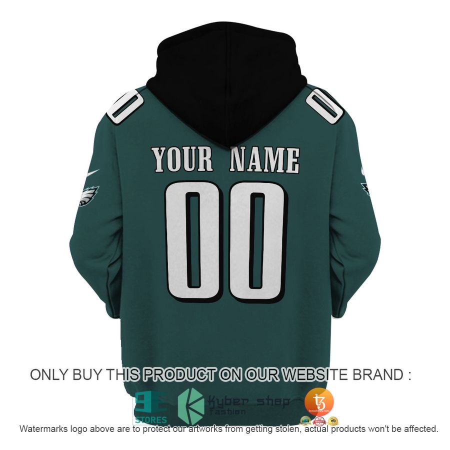 personalized nfl philadelphia eagles dark green shirt hoodie 4 73351
