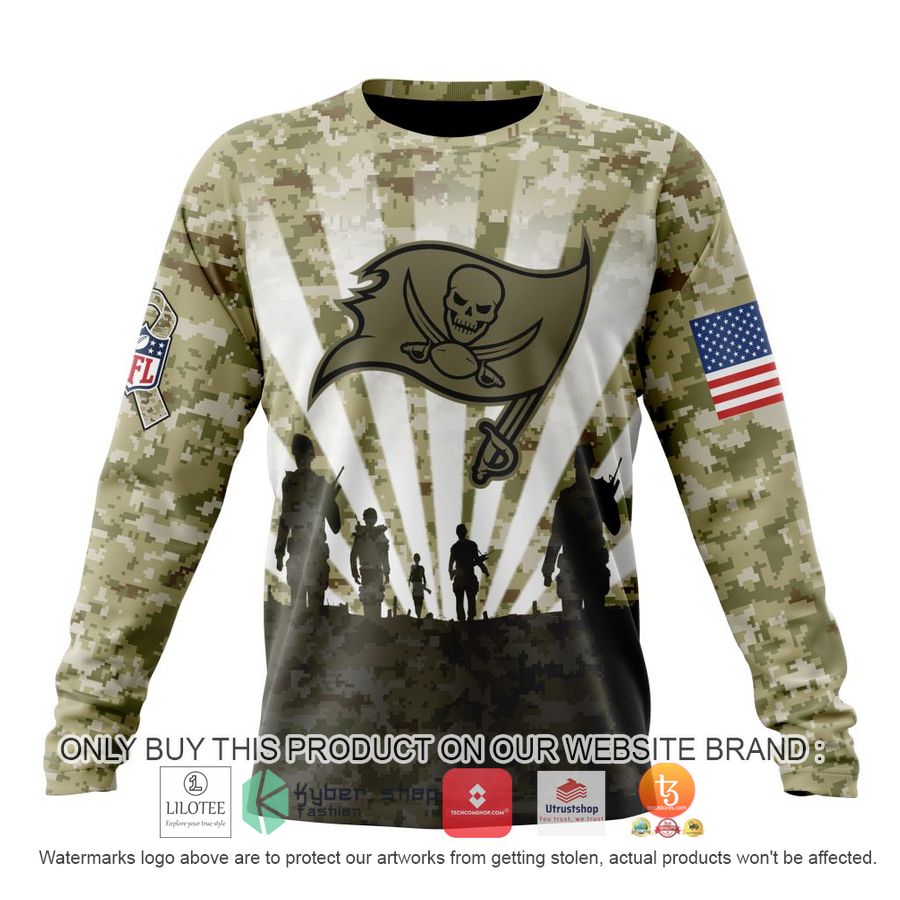 HOT Personalized NFL Tampa Bay Buccaneers Salute To Service Honor Veterans And Their Families 3D Shirt, Hoodie 6 personalized nfl tampa bay buccaneers salute to service honor veterans and their families 3d shirt hoodie 6 40511