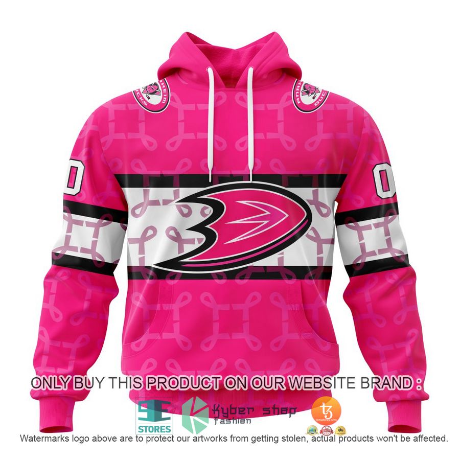 personalized nhl anaheim ducks breast cancer awareness shirt hoodie 1 58941