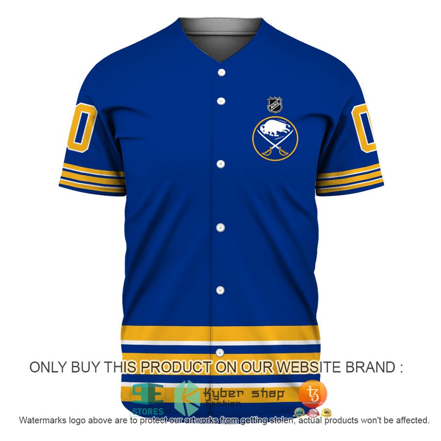 HOT NHL Buffalo Sabres Personalized Baseball Jersey 2 personalized nhl buffalo sabres baseball jersey shirt 2 78430