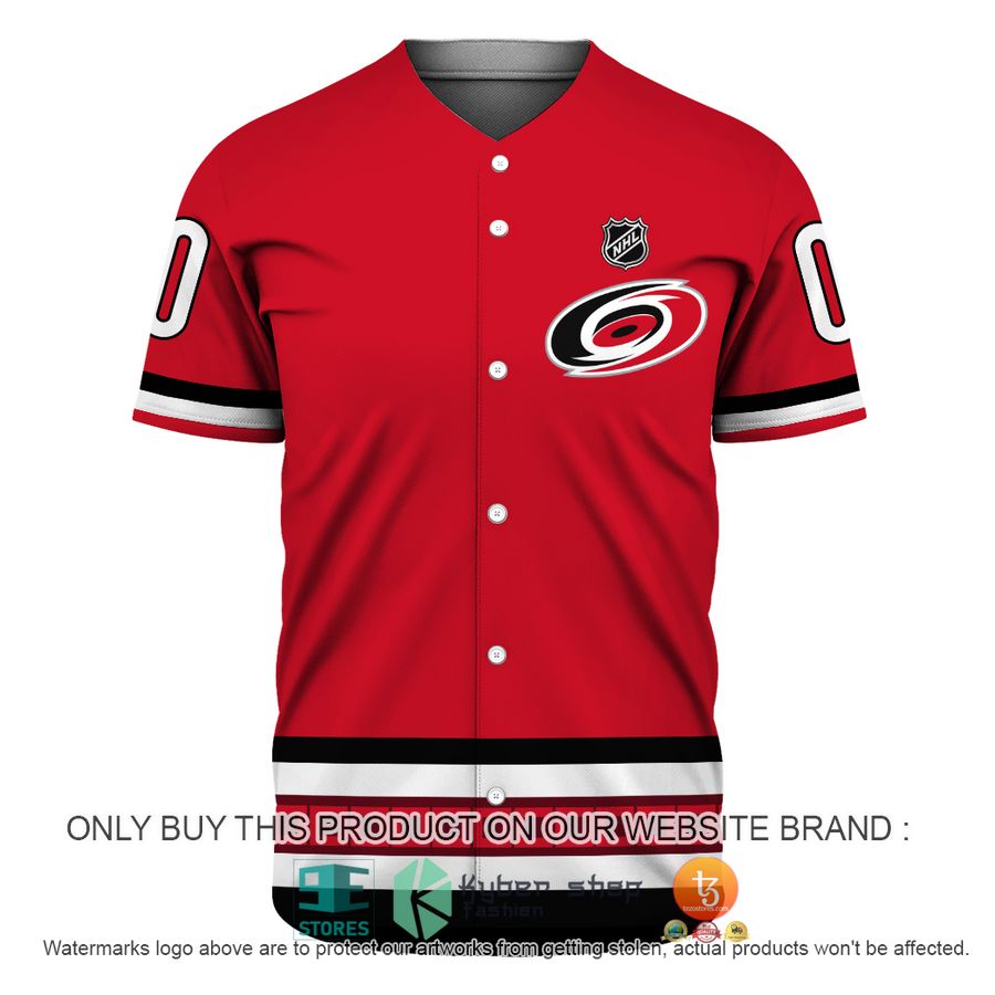 HOT NHL Carolina Hurricanes Personalized Baseball Jersey 2 personalized nhl carolina hurricanes baseball jersey shirt 2 88230
