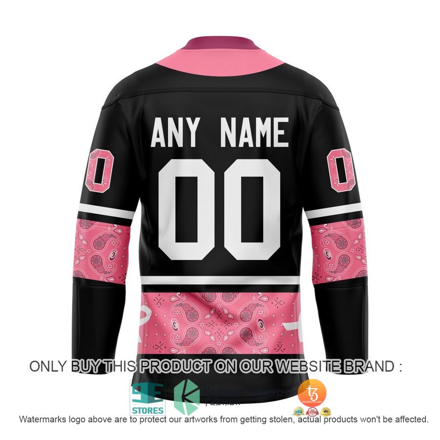 Personalized Nhl Carolina Hurricanes Breast Cancer Awareness Paisley Hockey Jersey 2 78224
