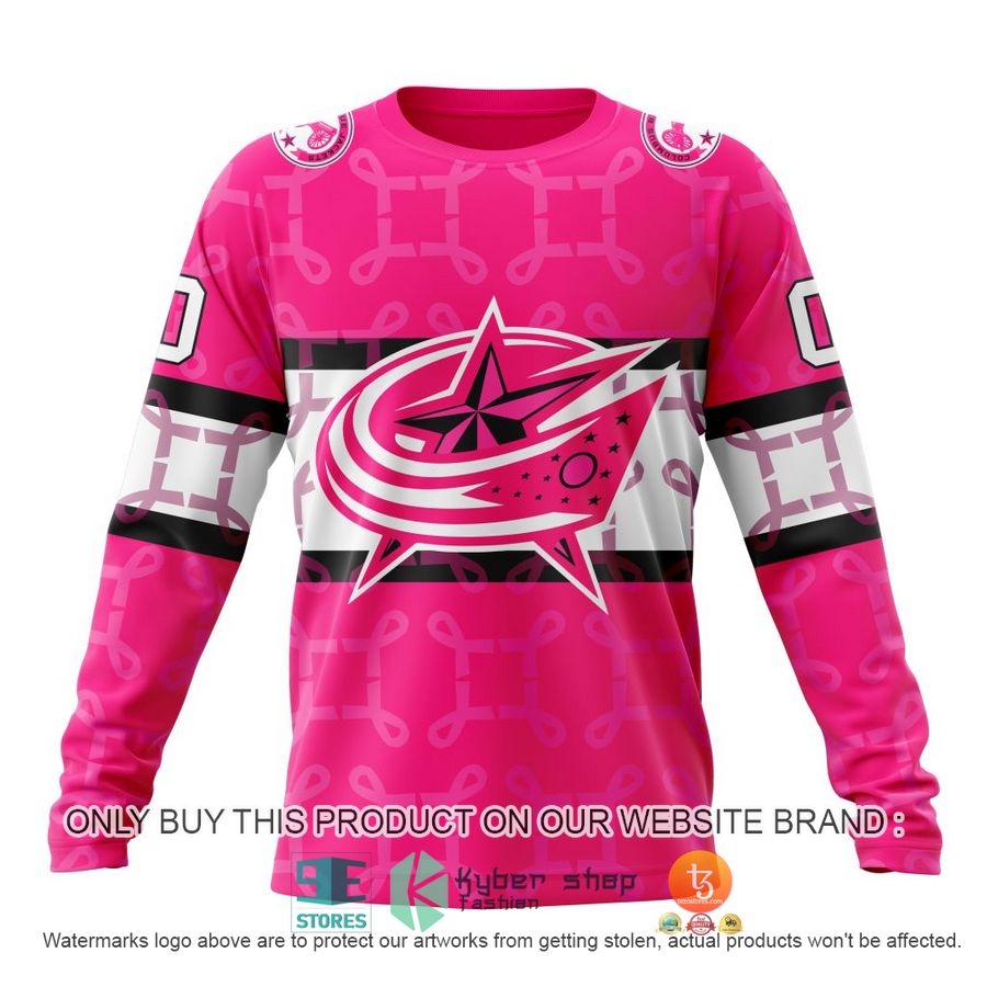 NEW Personalized Columbus Blue Jackets Breast Cancer Awareness Hoodie, Shirt 6 personalized nhl columbus blue jackets breast cancer awareness shirt hoodie 6 41553
