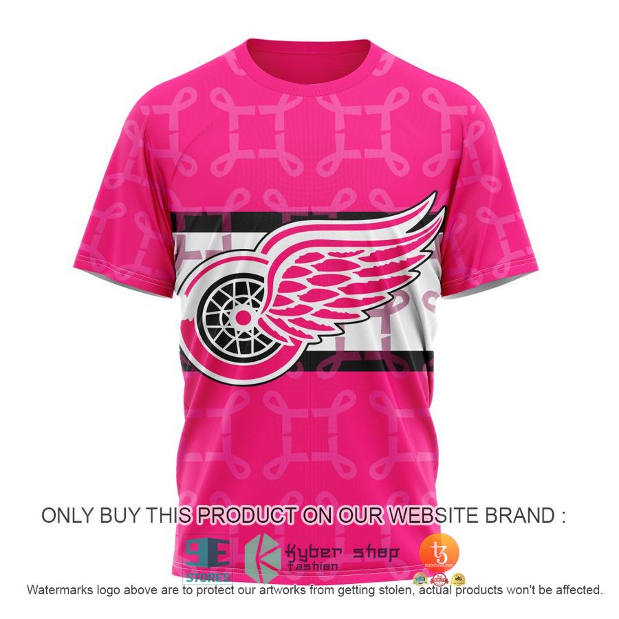 NEW Personalized Detroit Red Wings Breast Cancer Awareness Hoodie, Shirt 8 personalized nhl detroit red wings breast cancer awareness shirt hoodie 8 24051