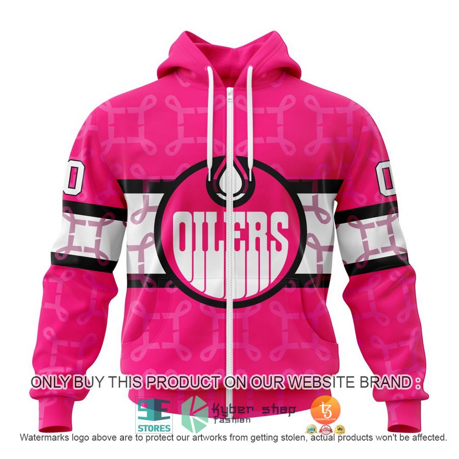 NEW Personalized Edmonton Oilers Breast Cancer Awareness Hoodie, Shirt 2 personalized nhl edmonton oilers breast cancer awareness shirt hoodie 2 63010