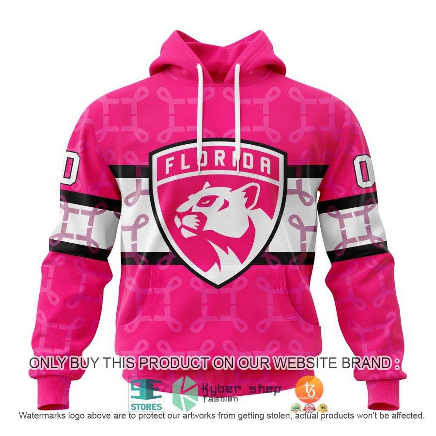 NEW Personalized Florida Panthers Breast Cancer Awareness Hoodie, Shirt 1 personalized nhl florida panthers breast cancer awareness shirt hoodie 1 67118