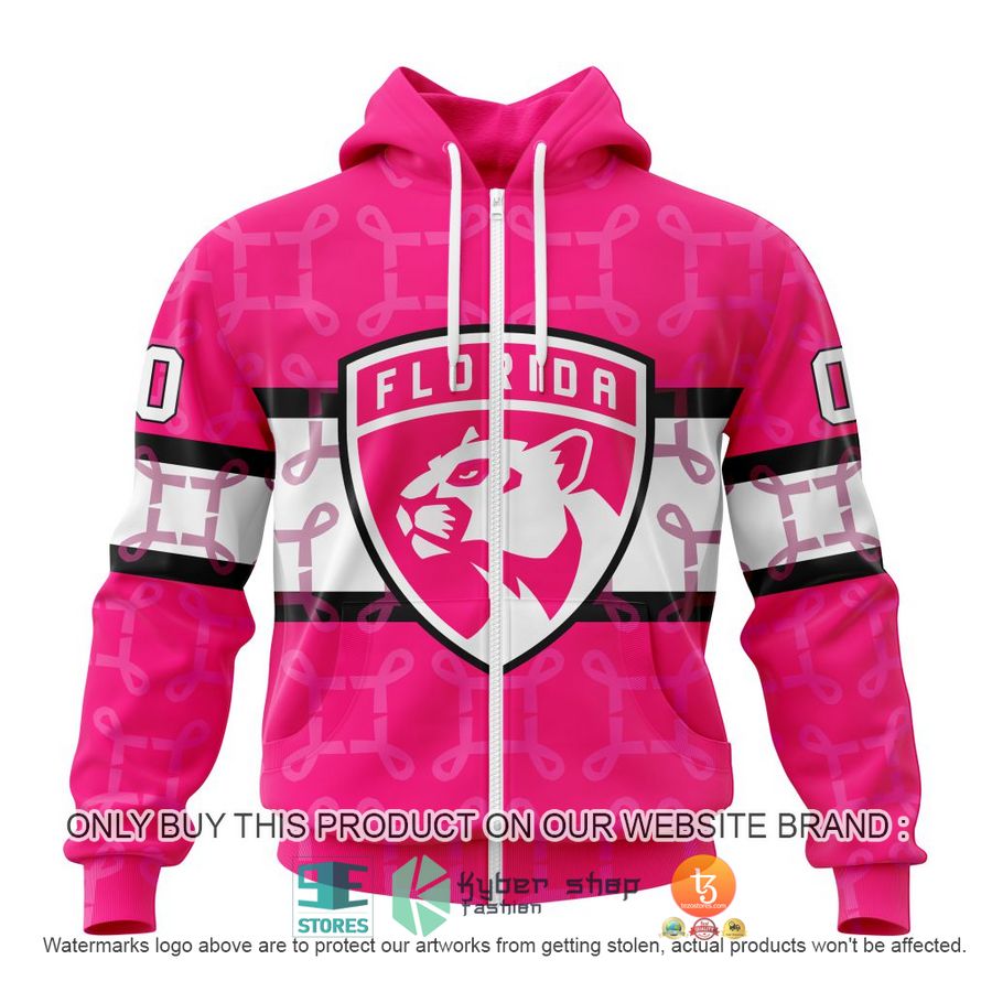 NEW Personalized Florida Panthers Breast Cancer Awareness Hoodie, Shirt 2 personalized nhl florida panthers breast cancer awareness shirt hoodie 2 25246