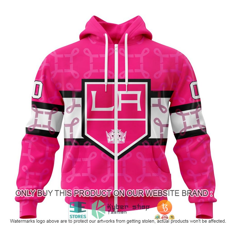 NEW Personalized Los Angeles Kings Breast Cancer Awareness Hoodie, Shirt 2 personalized nhl los angeles kings breast cancer awareness shirt hoodie 2 51645