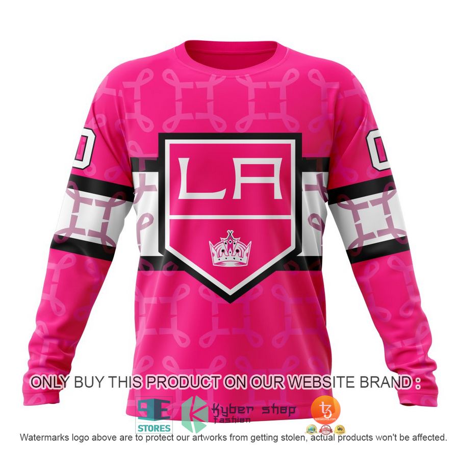 NEW Personalized Los Angeles Kings Breast Cancer Awareness Hoodie, Shirt 6 personalized nhl los angeles kings breast cancer awareness shirt hoodie 6 51076
