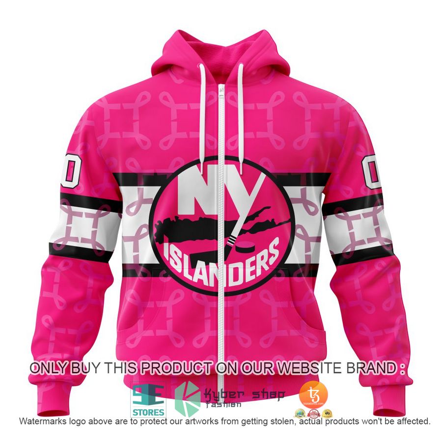 NEW Personalized New York Islanders Breast Cancer Awareness Hoodie, Shirt 2 personalized nhl new york islanders breast cancer awareness shirt hoodie 2 4183