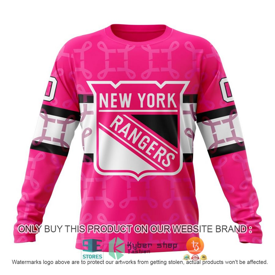 NEW Personalized New York Rangers Breast Cancer Awareness Hoodie, Shirt 6 personalized nhl new york rangers breast cancer awareness shirt hoodie 6 3313