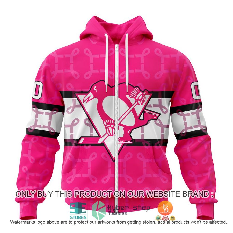 NEW Personalized Pittsburgh Penguins Breast Cancer Awareness Hoodie, Shirt 2 personalized nhl pittsburgh penguins breast cancer awareness shirt hoodie 2 82730