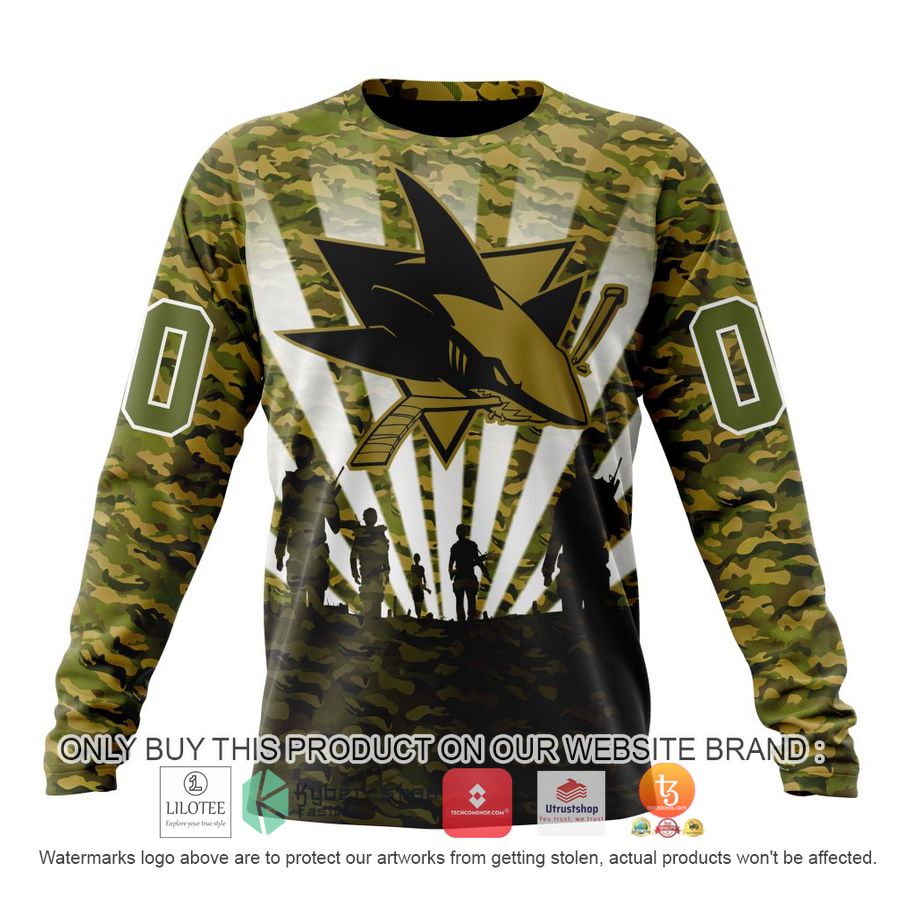 HOT Personalized NHL San Jose Sharks Special Military Camo Kits For Veterans Day And Rememberance Day 3D Shirt, Hoodie 6 personalized nhl san jose sharks special military camo kits for veterans day and rememberance day 3d shirt hoodie 6 59578