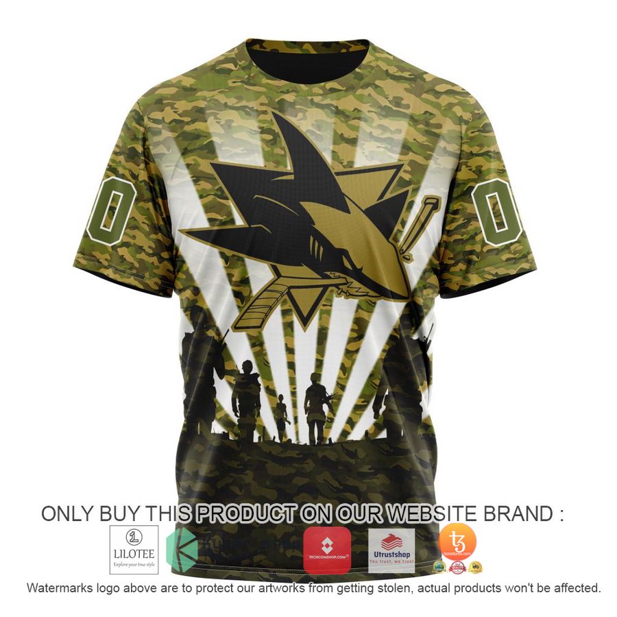 HOT Personalized NHL San Jose Sharks Special Military Camo Kits For Veterans Day And Rememberance Day 3D Shirt, Hoodie 8 personalized nhl san jose sharks special military camo kits for veterans day and rememberance day 3d shirt hoodie 8 54346