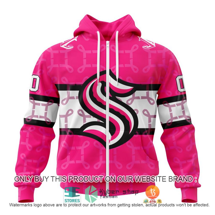 NEW Personalized Seattle Kraken Breast Cancer Awareness Hoodie, Shirt 2 personalized nhl seattle kraken breast cancer awareness shirt hoodie 2 92022