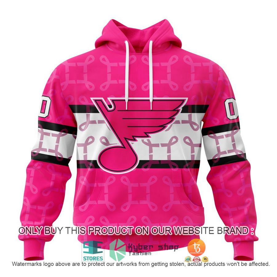 NEW Personalized St. Louis Blues Breast Cancer Awareness Hoodie, Shirt 19 personalized nhl st louis blues breast cancer awareness shirt hoodie 1 33465